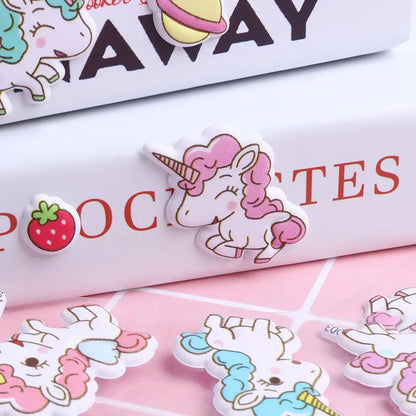 1 sheet Pink Unicorn Scrapbooking Stickers