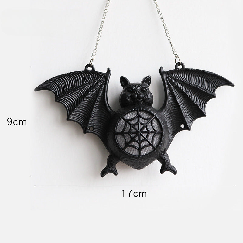 Halloween Colorful Gradient Glow Bat Lights Decorative Plastic