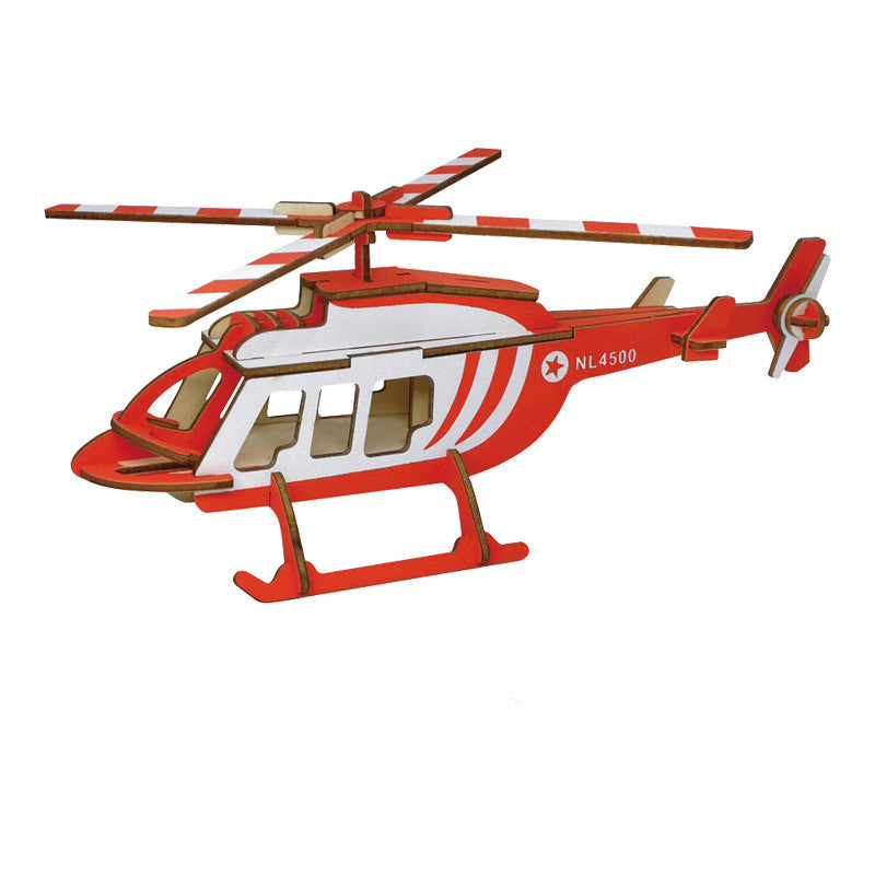 Wooden 3D Puzzle Toys for Kids' Education