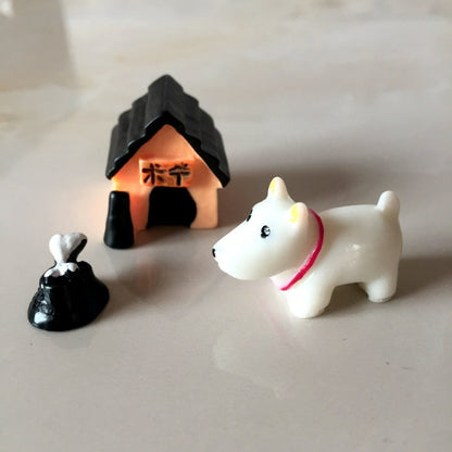 Cartoon Animal Three Piece Set  Doll Resin