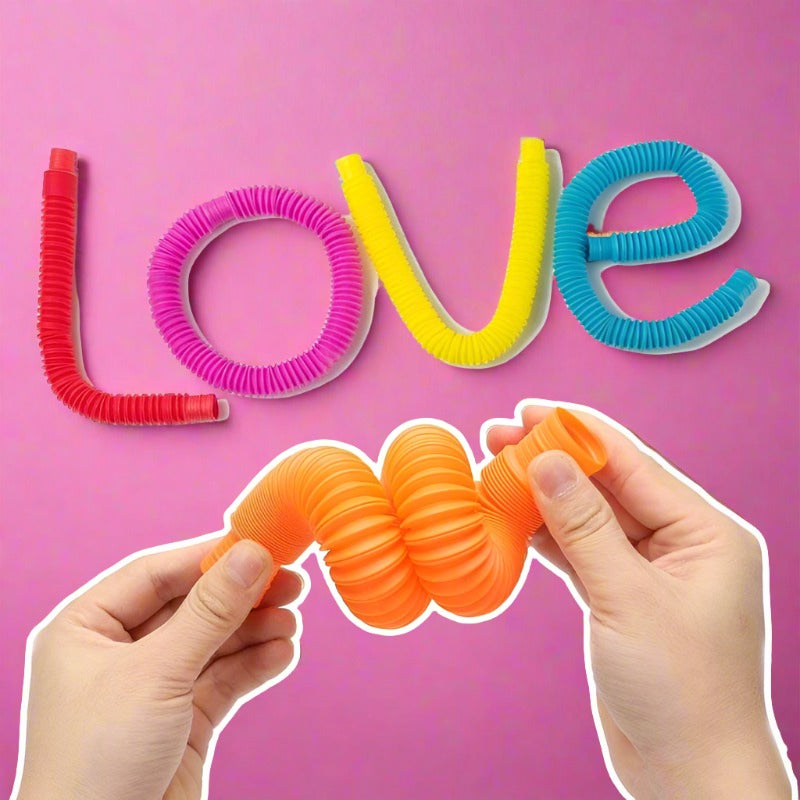 Flexible Sensory Tube Toy for Creative Play and Development