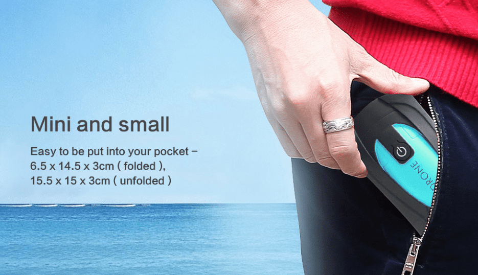 Pocket-Sized JY018 Black Bee Drone