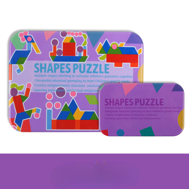 Enlightenment Building Blocks Puzzle Wooden Jigsaw Puzzle