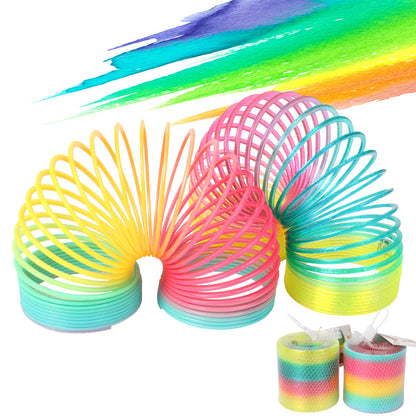 Colorful Folding Rainbow Spring Coil Toy