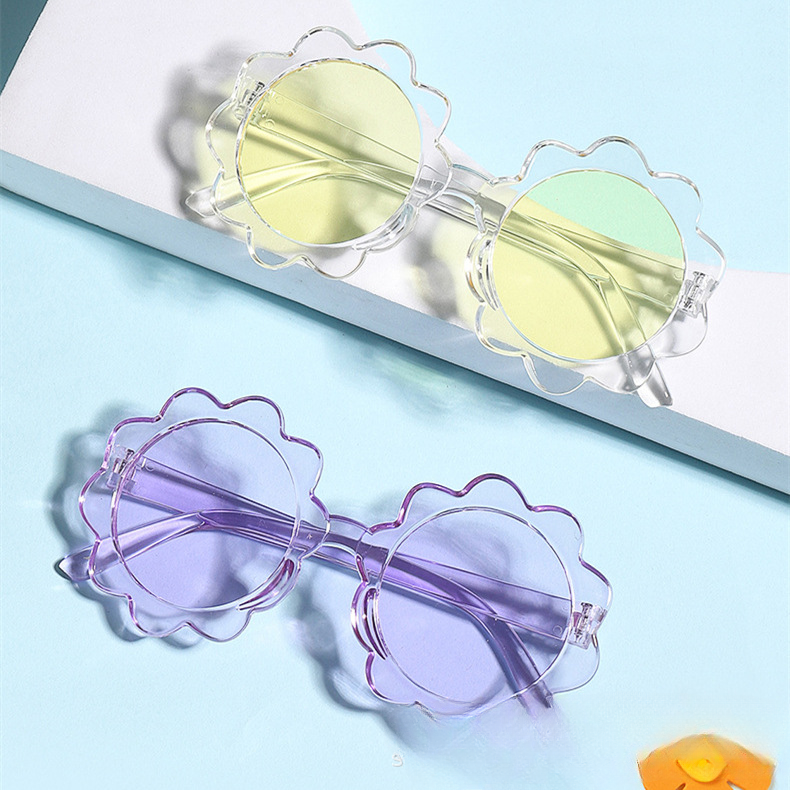 Wholesale Cute Flower Kids PC Sunglasses