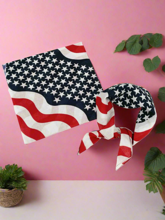Bright Stars American Flag Bandana