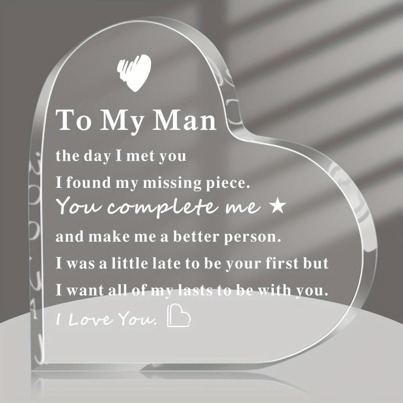 Transparent and Caring Acrylic Ornaments for Mother's