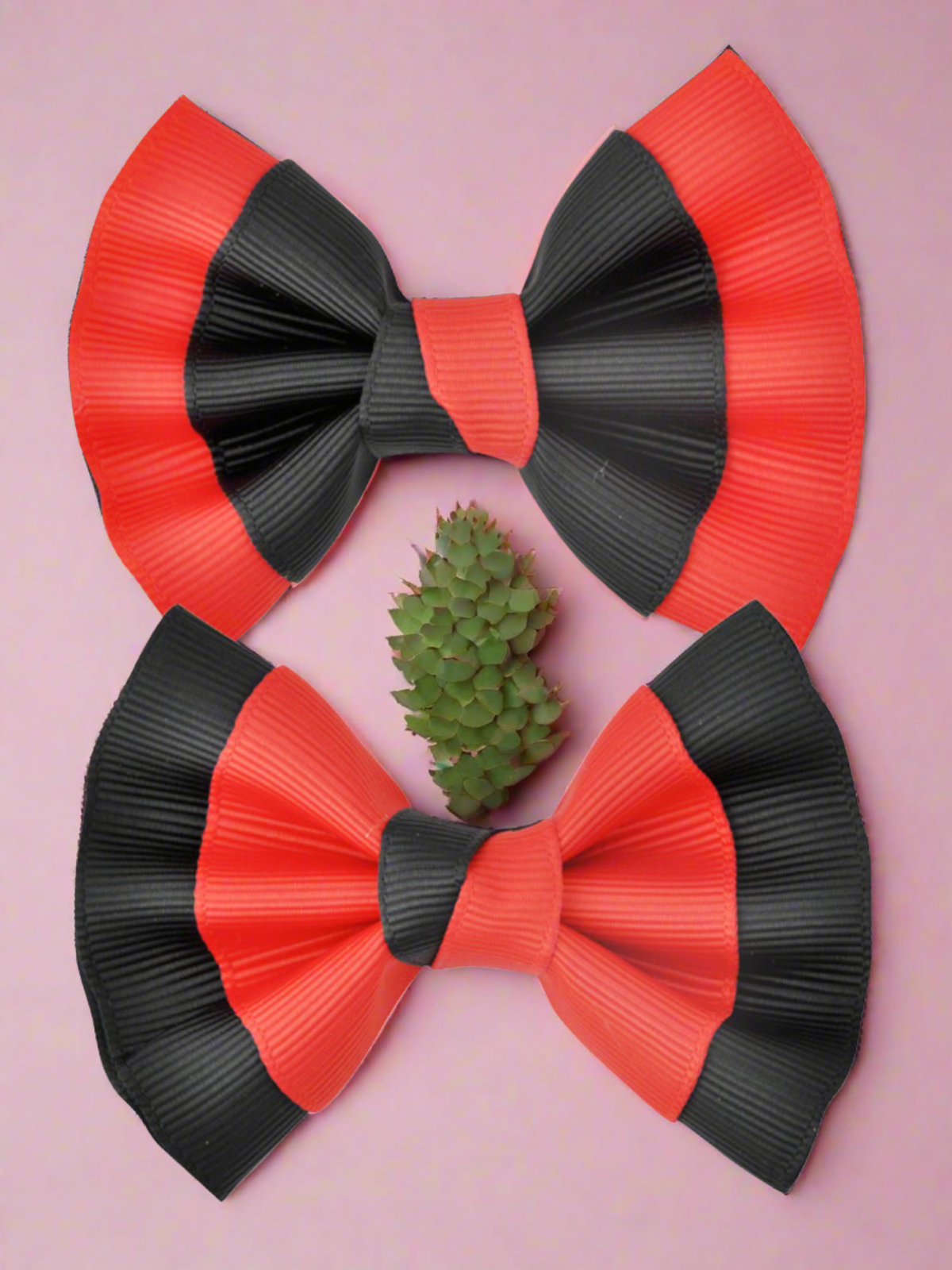 Preppy Schoolgirl Bow Hair Clips