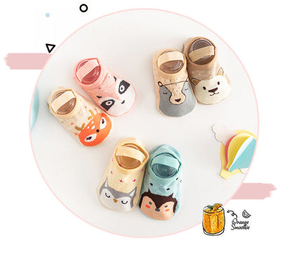 Baby Kid Girls Boys Animals Cartoon Print Accessories Socks