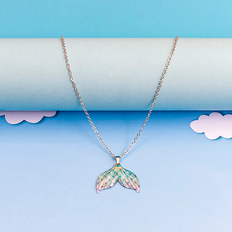 Girls Mermaid Fishtail Necklace