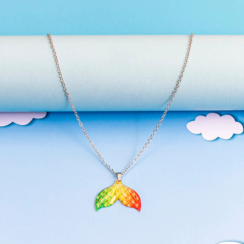 Girls Mermaid Fishtail Necklace