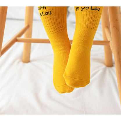 Baby Kid Unisex Striped Letters Accessories Socks