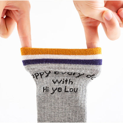 Baby Kid Unisex Striped Letters Accessories Socks