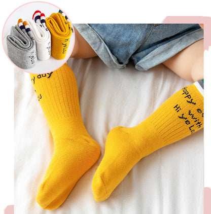 Baby Kid Unisex Striped Letters Accessories Socks