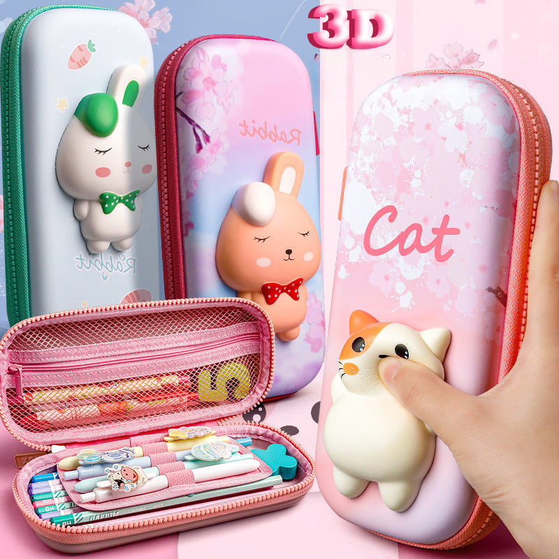 Decompression Minimalist and Multifunctional EVA Pencil Case