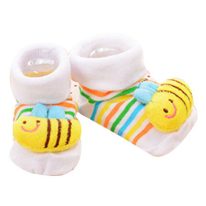 Baby Kid Unisex Striped Letters Cartoon Print Accessories Socks Wholesale 757110772