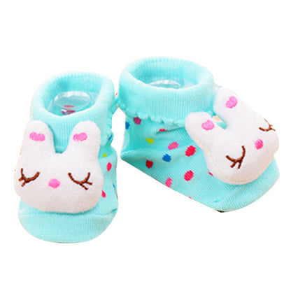 Baby Kid Unisex Striped Letters Cartoon Print Accessories Socks Wholesale 757110772
