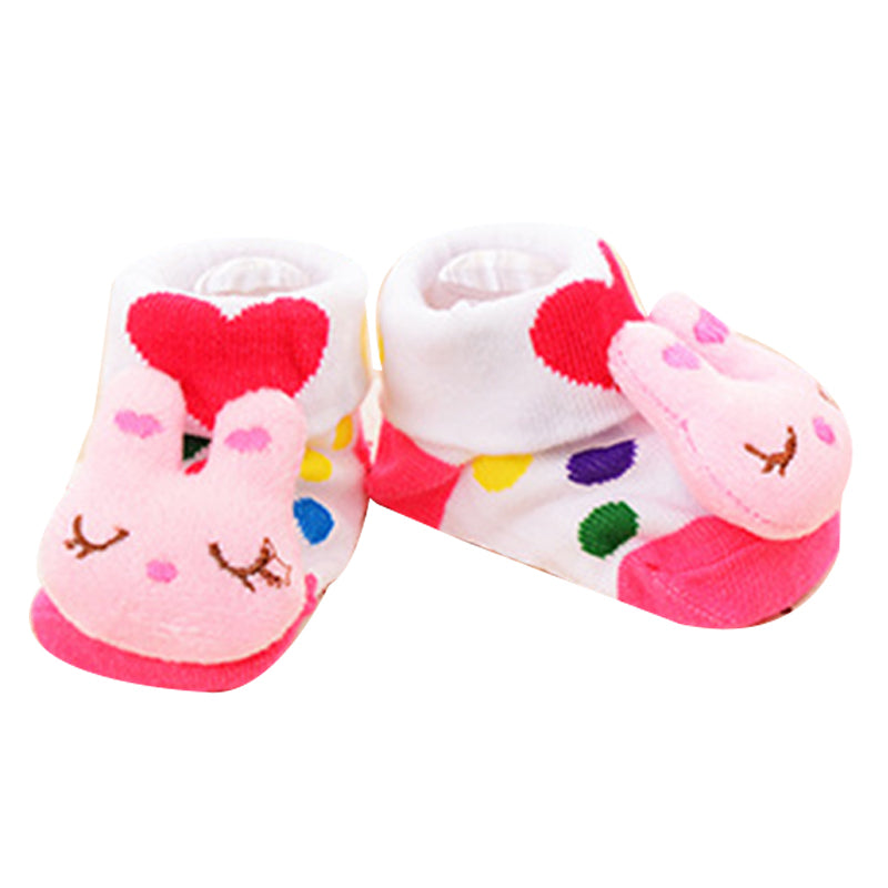 Baby Kid Unisex Striped Letters Cartoon Print Accessories Socks Wholesale 757110772