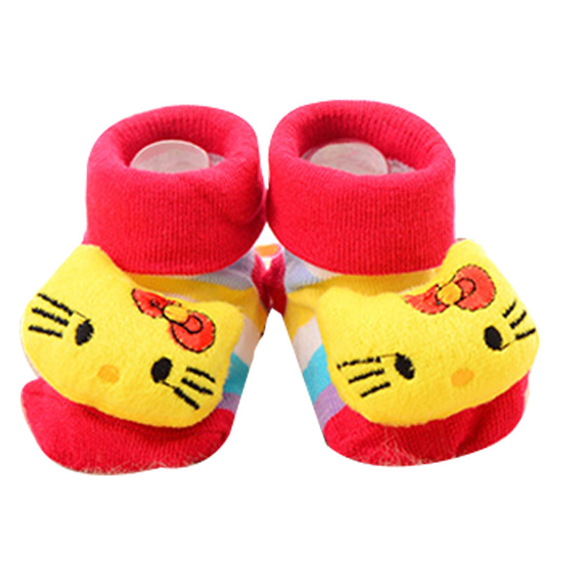 Baby Kid Unisex Striped Letters Cartoon Print Accessories Socks Wholesale 757110772