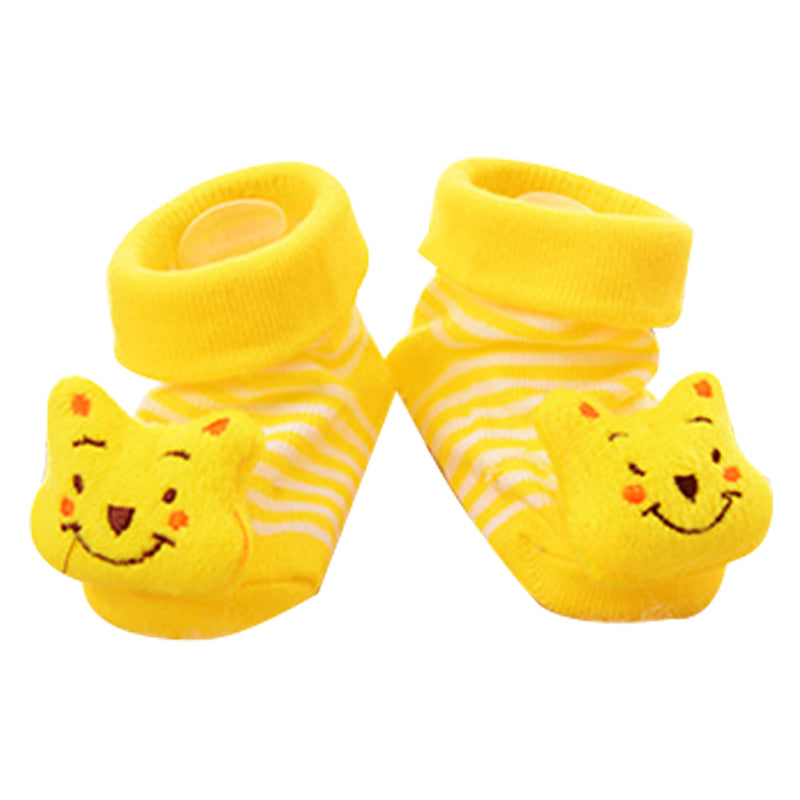 Baby Kid Unisex Striped Letters Cartoon Print Accessories Socks Wholesale 757110772