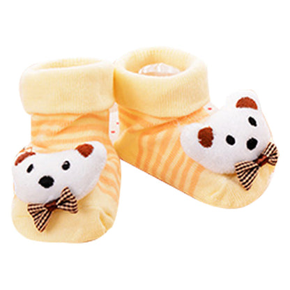 Baby Kid Unisex Striped Letters Cartoon Print Accessories Socks Wholesale 757110772