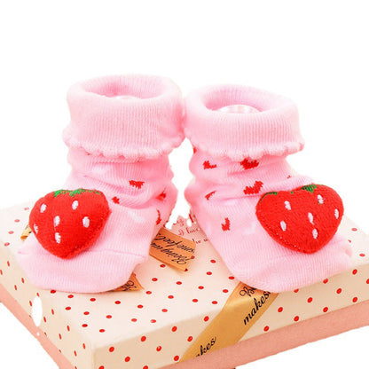 Baby Kid Unisex Striped Letters Cartoon Print Accessories Socks Wholesale 757110772