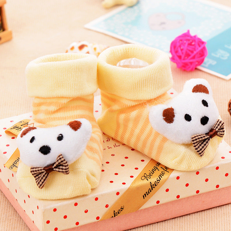 Baby Kid Unisex Striped Letters Cartoon Print Accessories Socks Wholesale 757110772