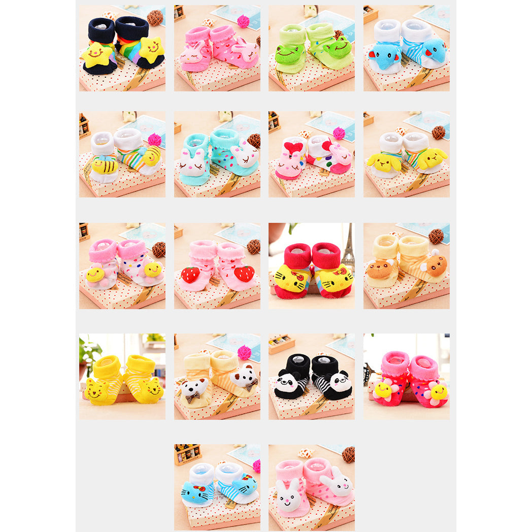 Baby Kid Unisex Striped Letters Cartoon Print Accessories Socks Wholesale 757110772