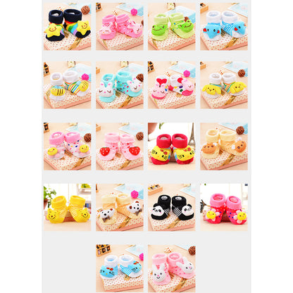 Baby Kid Unisex Striped Letters Cartoon Print Accessories Socks Wholesale 757110772