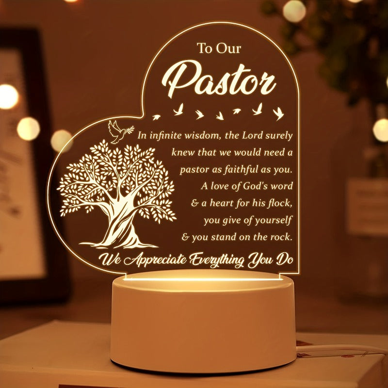 Mother's Day Rechargeable Transparent Acrylic Gift Ornaments