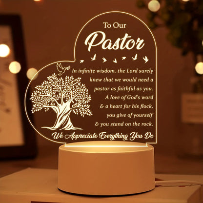 Mother's Day Rechargeable Transparent Acrylic Gift Ornaments
