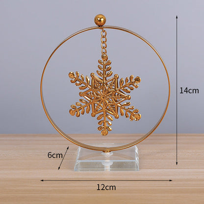 Christmas Decoration Light Luxury Christmas Tree Elk Metal