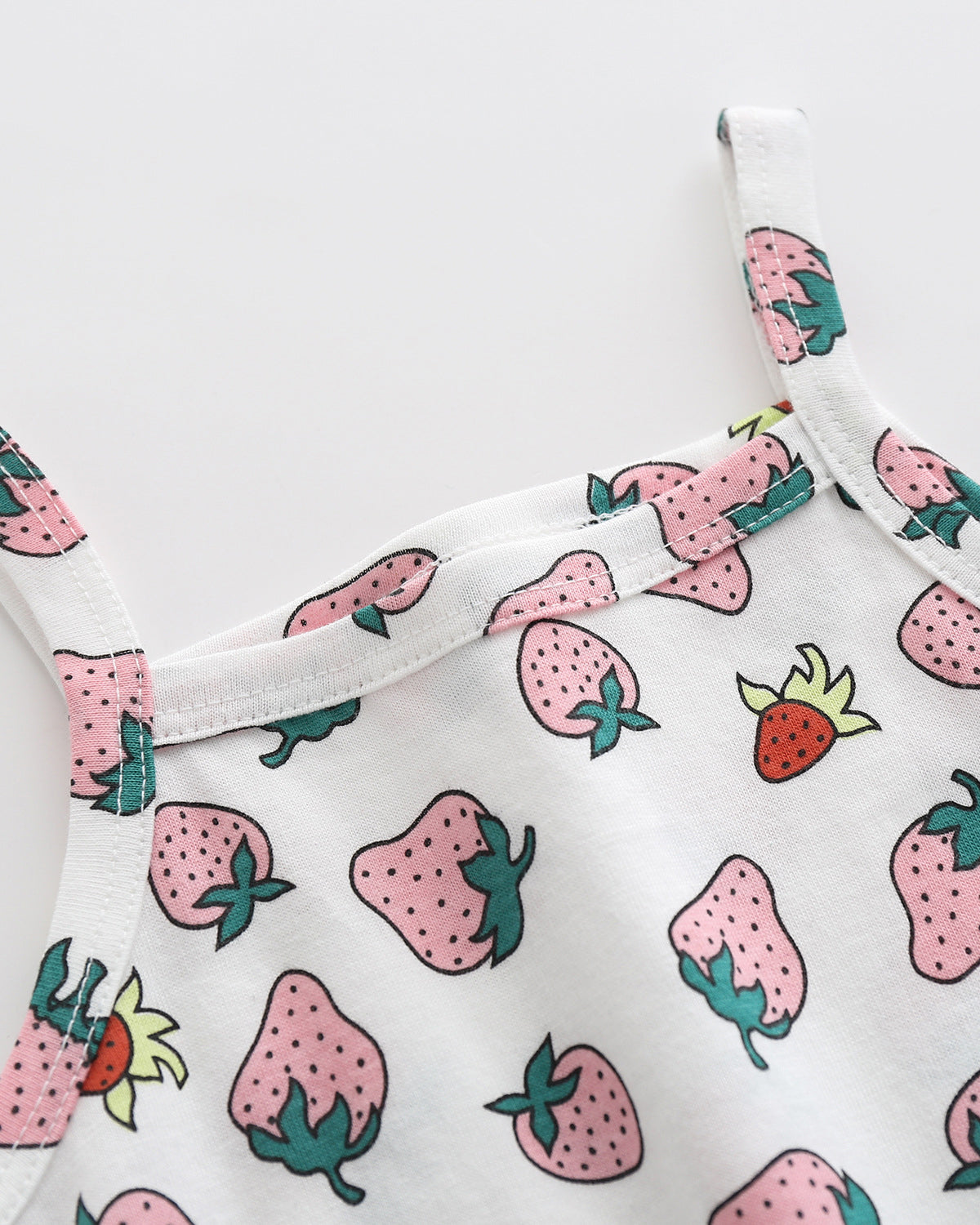 Baby Kid Girls Fruit Print Rompers Headwear