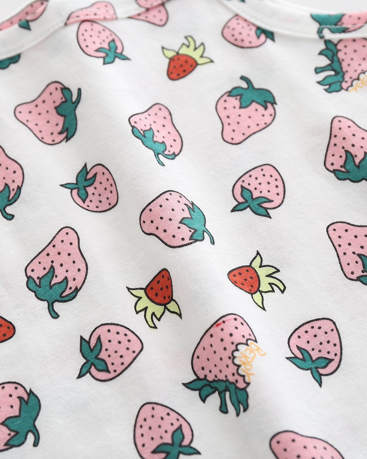 Baby Kid Girls Fruit Print Rompers Headwear
