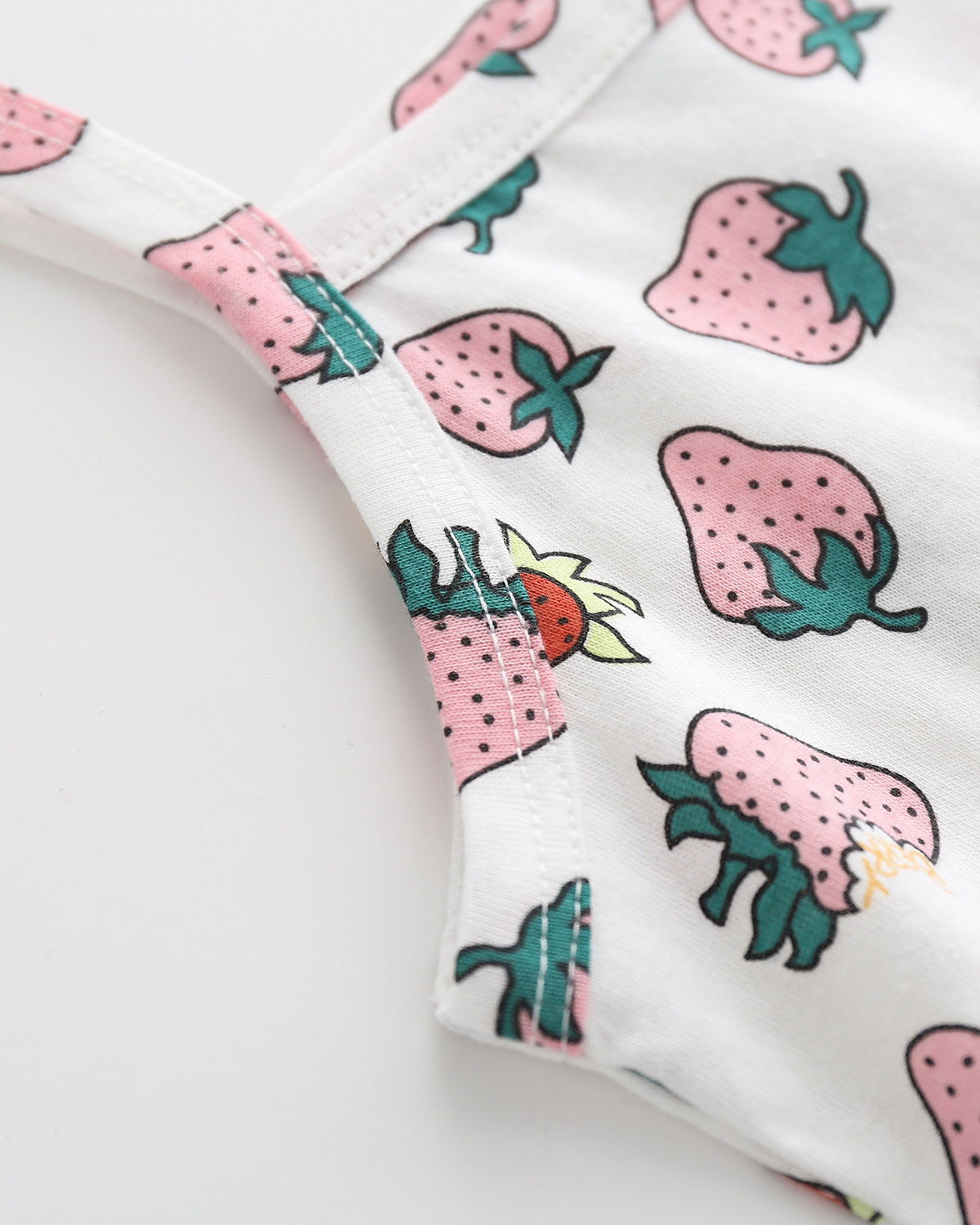 Baby Kid Girls Fruit Print Rompers Headwear