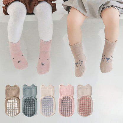Wholesale baby non-slip floor middle barrel Sock