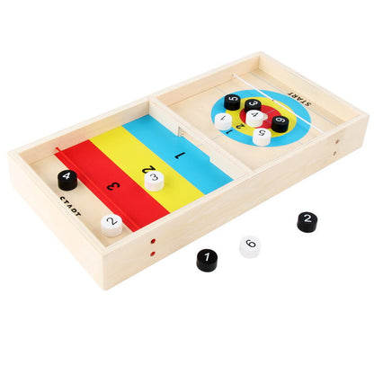 Interactive Wooden Chess Set for Parent-Child Educational Fun
