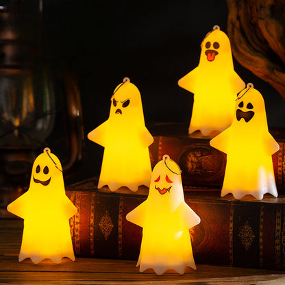 Halloween LED Ghost Decoration Plastic Ornaments