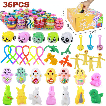 Plastic Kids Gift Easter Egg Set Blind Box