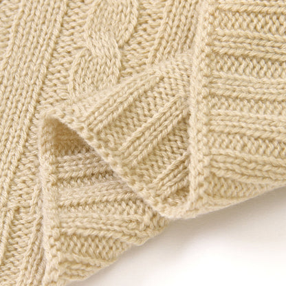 Baby Solid Color Knitted Blanket Baby Windproof Cover Baby