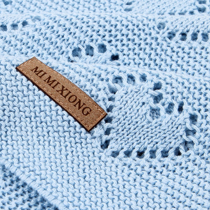 Baby Blanket Love Hollow Hug Blanket Baby Windproof Cover