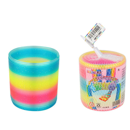 Colorful Folding Rainbow Spring Coil Toy