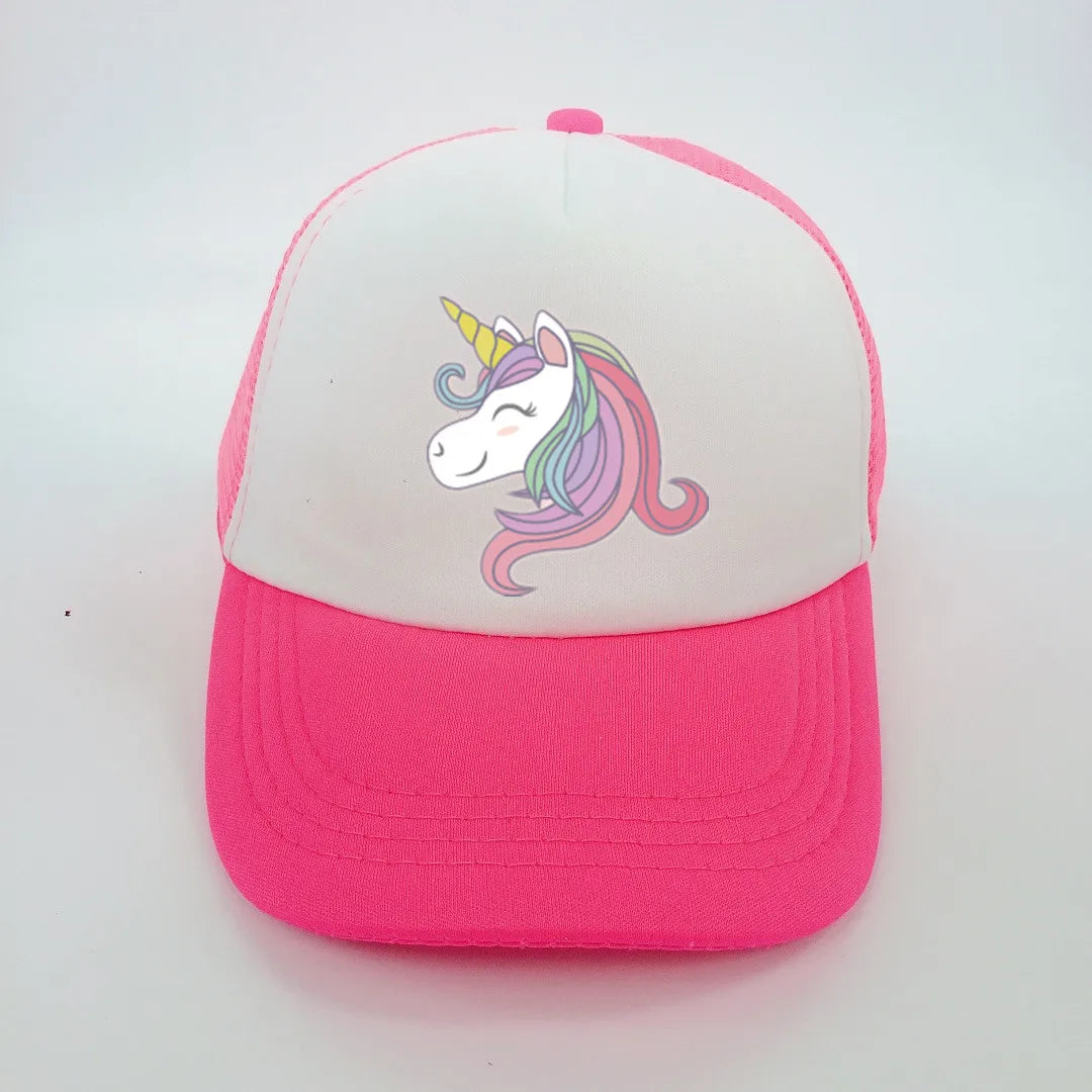Girls Unicorn Head Hat