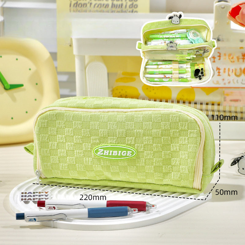 Fabric Large Capacity Pencil Case