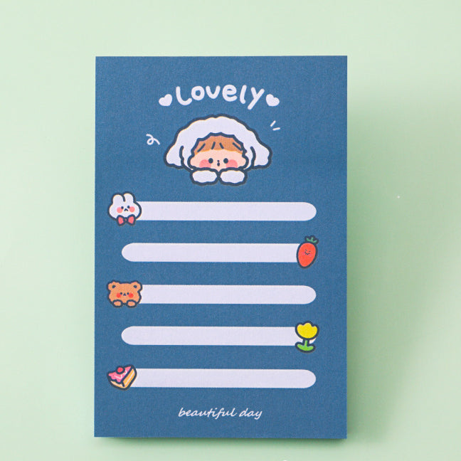 Cute Little Bear Paper Convenience Stickers