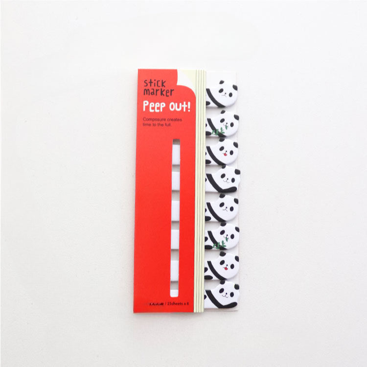 Row Animal Paper Self-adhesive Sticky Notes