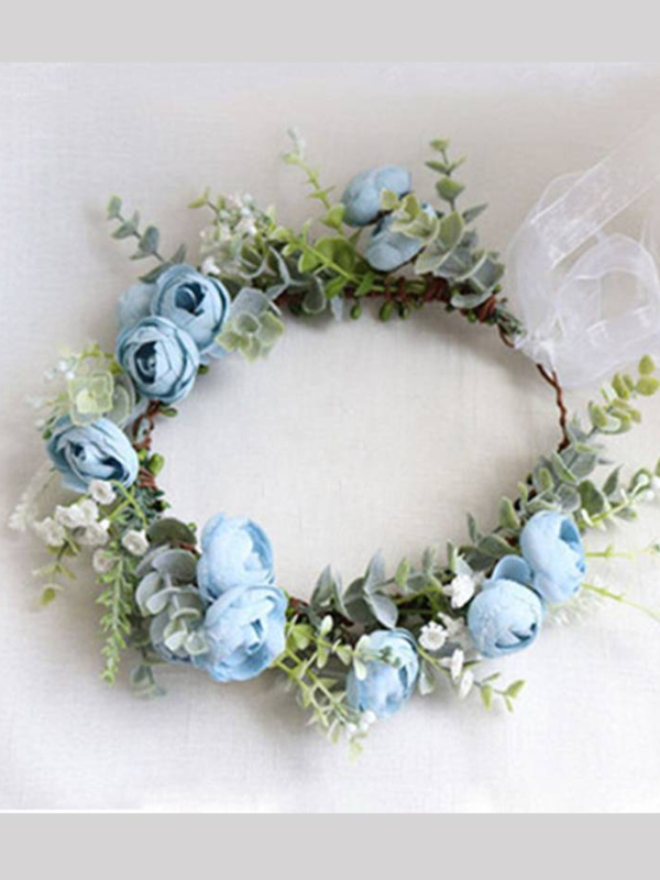 Midsummer Flower and Leaf Halo