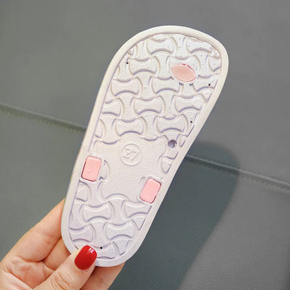 Girls Colorful Unicorn Flip-flops