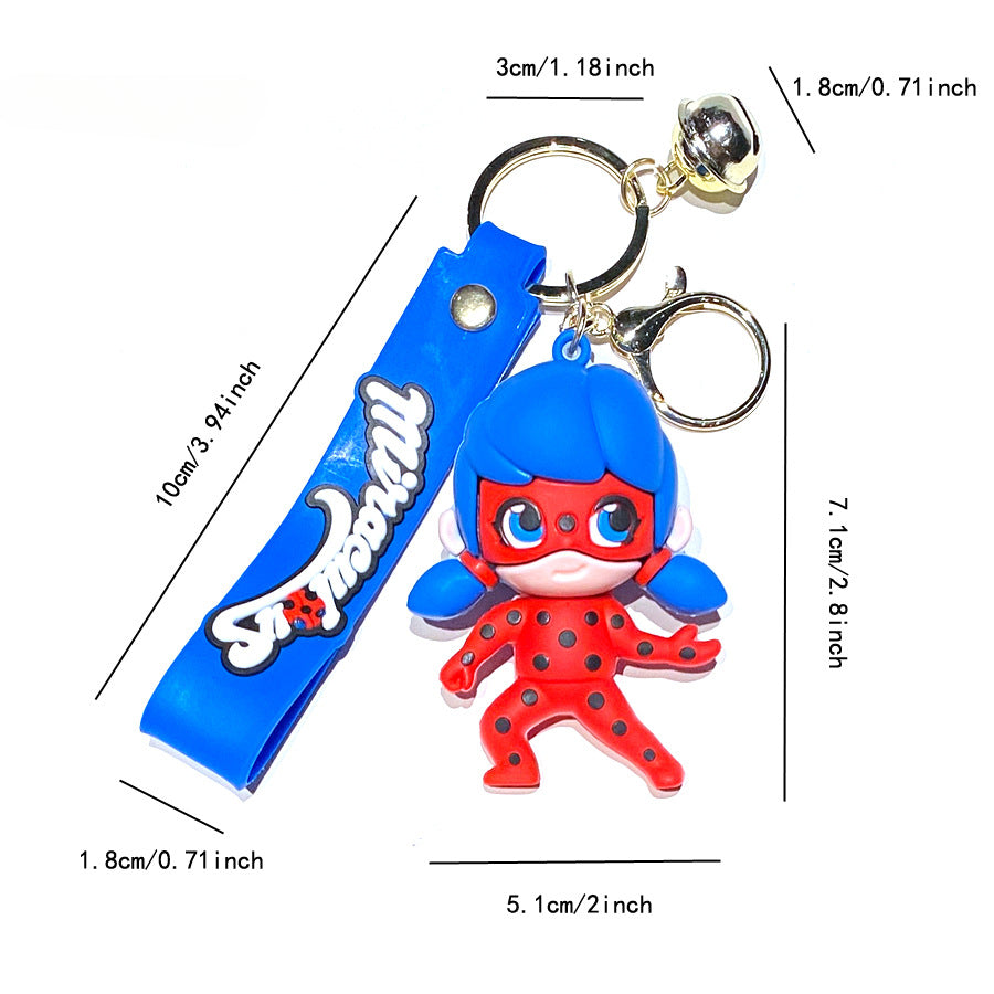 Cartoon Anime PVC Soft Keychain Creative Keychain