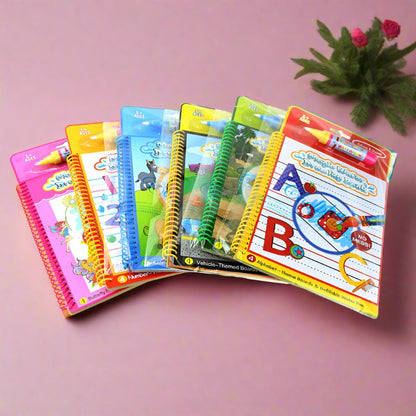 Children's Reusable Water Graffiti Paper Coloring Book Small Pens